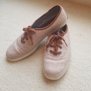 Leather trim keds